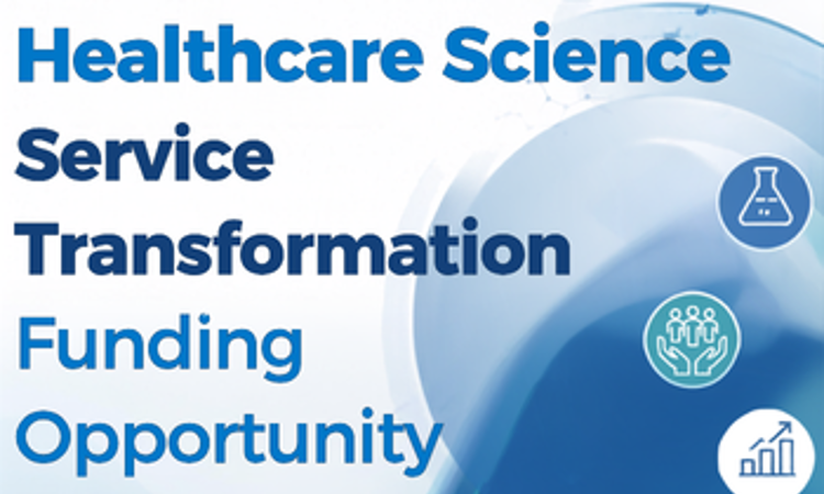 Healthcare Science Service Transformation funding opportunity 2026